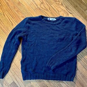 Men's 100% organic Indian cotton Blue Sweater-IOAN